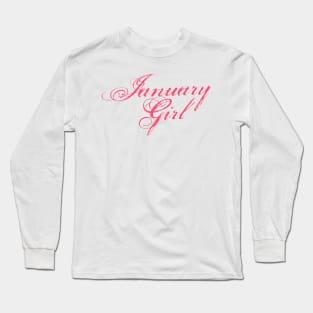 January girl Long Sleeve T-Shirt